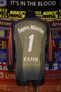 3.5/5 Bayern München Erwachsene S 2003 #1 Kahn original Fußball Trikot Fußball - Bild 1 von 10