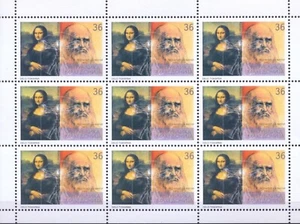 North Macedonia/2002/M/S/The 550 Anniversary of the birth of Leonardo da Vinci - Picture 1 of 1