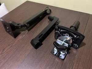 Amazon Basics Adjustable Single Monitor Arm AS IS NO TOOLS SEE PHOTOS - Picture 1 of 12