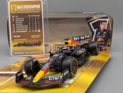 Modellini auto 1:24 Bburago Red Bull Racing RB18-2022 WC #1 Max Verstappen con scatola originale - Immagine 1 di 4
