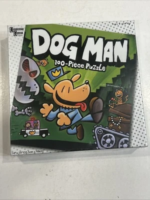 NUEVO En Caja Juegos Universitarios Perro Hombre Desatado 100 Piezas Rompecabezas Infantil Foto 1 de 4
