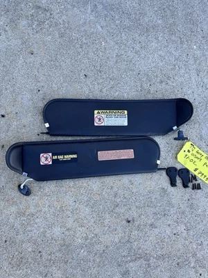 Par de viseras Jeep Wrangler TJ 97-02 OEM *Gris Foto 1 de 3