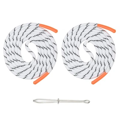 2pcs 53inch Drawstring Cords Hoodie String with Easy Threader, Orange Foto 1 de 4