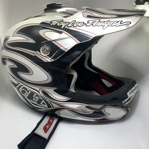 Troy Lee Designs D3 Helmet Squirt (Size M 15592879) Class A, Alpine White Ski - Picture 1 of 16