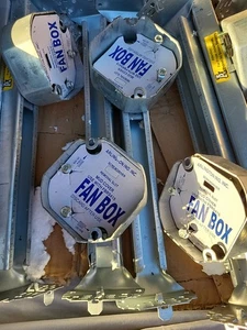 ARLINGTON FBS415S STEEL Squarish FAN & FIXTURE JOIST MOUNTING  ELECTRICAL BOX Br - Picture 1 of 11