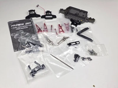 NEW MJX Hyper Go 16208 Roller Slider With Upgrades Extra RC Parts Lot 1/16 Scale - Image 1 of 4