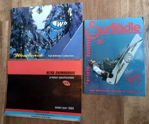 3 Snowboard Produktkataloge aus 1993 1994 1995 Nitro Surflädle Westbeach Diverse - Bild 1 von 2