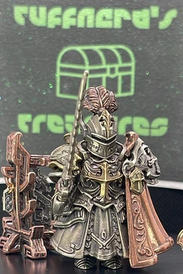 IMPORTACIÓN PERSONALIZADA LEGO Three Kingdoms Warriors -PALADIN- Metal/Imán MiniFigura Foto 1 de 4