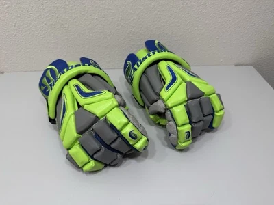 Guantes de lacrosse Warrior testarudos bigote grande nunca usados Foto 1 de 3