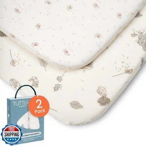 Tutti Bambini Premium Stubenwagen Bettwäsche (2er Pack) - weicher und atmungsaktiver Bambus V - Bild 1 von 5