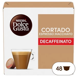 NESCAFÉ DOLCE GUSTO Cortado Espresso Macchiato Decaffeinato Caffè, 3 Confezioni - Foto 1 di 6