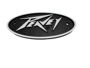 The Official Peavey White Oval Logo  (5" (W)  x  2-1/2" (H) - Picture 1 of 2