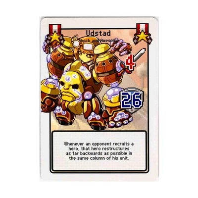 Level 99 Pixel Tactics Pixel Tactics - HD Leader Card - Udstad Bag NM - Image 1 of 2