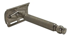 Gillette Rasoio Uomo Doppio Bordo 3 Pezzi Ball End Tech dal 1946 al 1949 Vintage - Foto 1 di 4