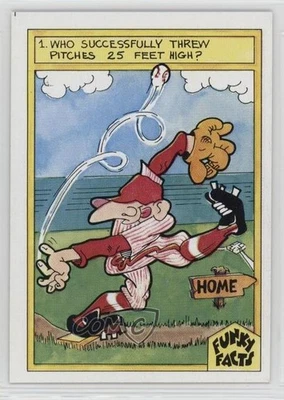 1976 Funky Facts Weird World of Baseball Famous Pitches (Match Up) #4 - Image 1 of 2