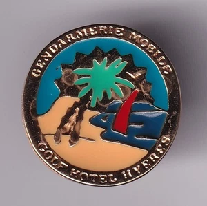RARE PINS PIN'S .. GENDARMERIE NATIONALE EGM MOBILE GOLF HOTEL HYERES 83 ~GC - Picture 1 of 1