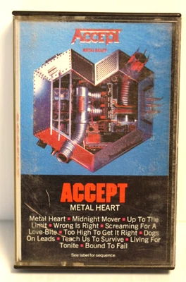 Accept - Metal Heart (Cassette, 1985) - Image 1 of 4