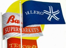 10 Bandiere Personalizzate Promozionali telo nautico 50x70 cm Grafica libera!