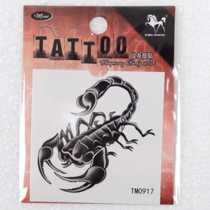 Skorpion Stlye Temporäres Tattoo Arm Körper Kunst Abnehmbar Wasserdicht Tattoo Aufkleber - Bild 1 von 3