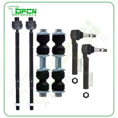 6x Outer Inner Tie Rod End Sway Bar Links Fits 2005 2006 Chevrolet Uplander AWD - Image 1 of 4