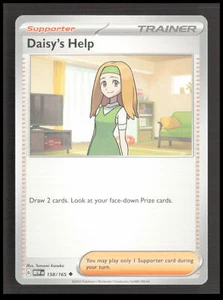 Daisy's Help 158/165 SV: Scarlet & Violet 151 Pokemon tcg Card CB-1-2-B-45 - Imagen 1 de 7