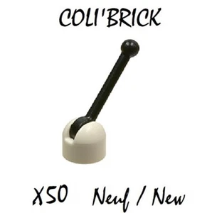 lego 4592c02 - 50x Levier Manette Antenne / Lever - Blanc / White - 73587 New - Imagen 1 de 1