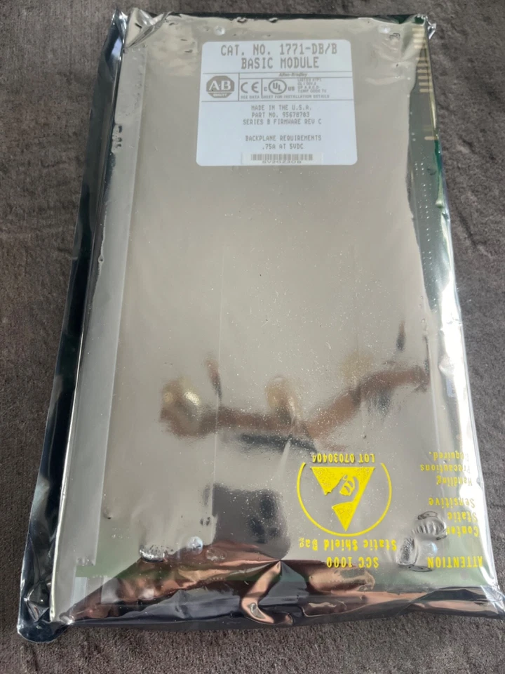 ALLEN BRADLEY PLC 5/40  1771-DB/B BASIC MODULE  - Photo 1/1