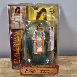 Bible Quest Esther Action Figure Set w Tamborine, Necklace & Tiara NEW SEALED