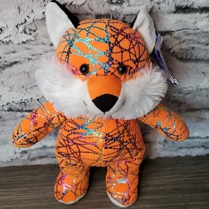 Peluche Kellytoy Naranja Neón Zorro Peluche Arco Iris Detalle Metálico 12 Pulgadas - Imagen 1 de 8