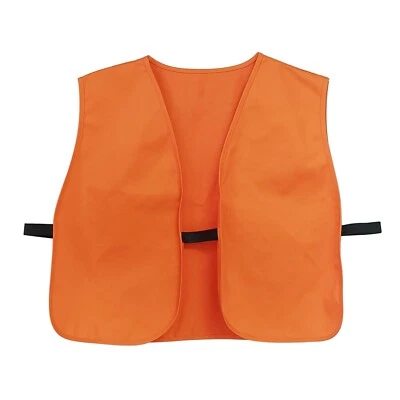 KHAMPA Blaze Orange Hunting Vest High-Visibility Unisex-Adult Waterproof - Image 1 of 4