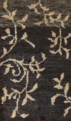 ON SALE ! Art and Craft Floral Transitional Jute Indian 3x5 Rug  - Image 1 of 4