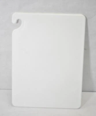 San Jamar Large Cut N 携带白色切割板 15 英寸 x 20 英寸 x 1/2 英寸带尺寸 — 第 1/4 张图片