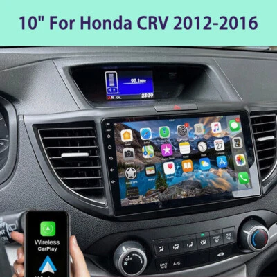 Rádio estéreo GPS navegação + câmera para Honda CRV 2012-2016 Android 14 Apple Carplay carro - Imagem 1 de 4