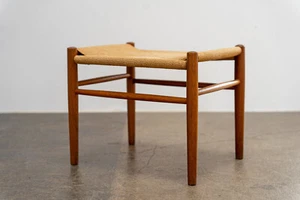 Vintage Roble J83 Taburete By Jørgen Bækmark FDB , 1960er - Imagen 1 de 10