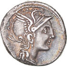 [#1068629] Coin, Manlia, Denarius, 111-110 BC, Rome, EF, Silver, Crawford:299/1,