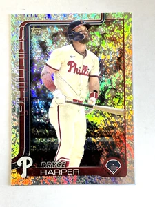 2025 Topps Series 1 Celebration Bryce Harper Confetti Foil #250 - Picture 1 of 2