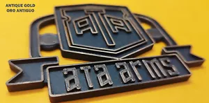 ATA ARMS Magnetic badge for - gun safe / any metal Surfaces leaf finish - Picture 1 of 16