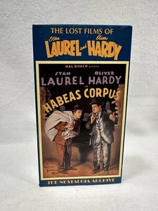 The Lost Films of Laurel & Hardy: Habeas Corpus - Nostalgia VHS Video Tape Movie - Picture 1 of 3