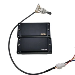 Humbucker Passive Electric Guitar Pickups 1C Wire with Wiring Harness Black - Bild 1 von 6