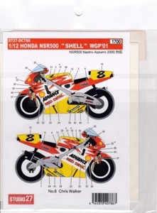 Calcomanías STUDIO27 para TAMIYA 1/12 HONDA NSR500 01 de Japón - Imagen 1 de 3