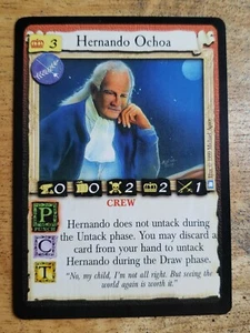 1x Tarjeta Coleccionable Hernando Ochoa Crew Vintage 1999 Fuera de Uso 7th Sea CCG - Imagen 1 de 4
