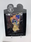 Disney Shopping Store Stitch Veterans Day Le 500 Jumbo Pin Patriotic Army