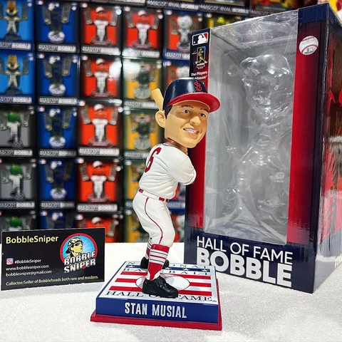 STAN MUSIAL St. Louis Cardinals Cooperstown HOF "Class of 1969" MLB Bobblehead Cover