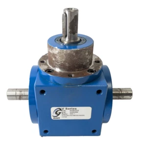 GAM V Series Spiral Bevel Dual Right Angle Gearbox 80080345 V-D0-090-002S Gament - Picture 1 of 4