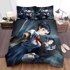 The Blood+ Anime Saya Holding Tight A Sword Quilt Duvet Cover Set Queen