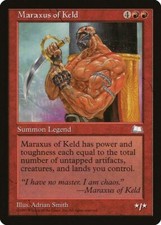 MTG 4X WEATHERLIGHT MARAXUS OF KELD NM MAGIC THE GATHERING RARE ENGLISH CREATURE