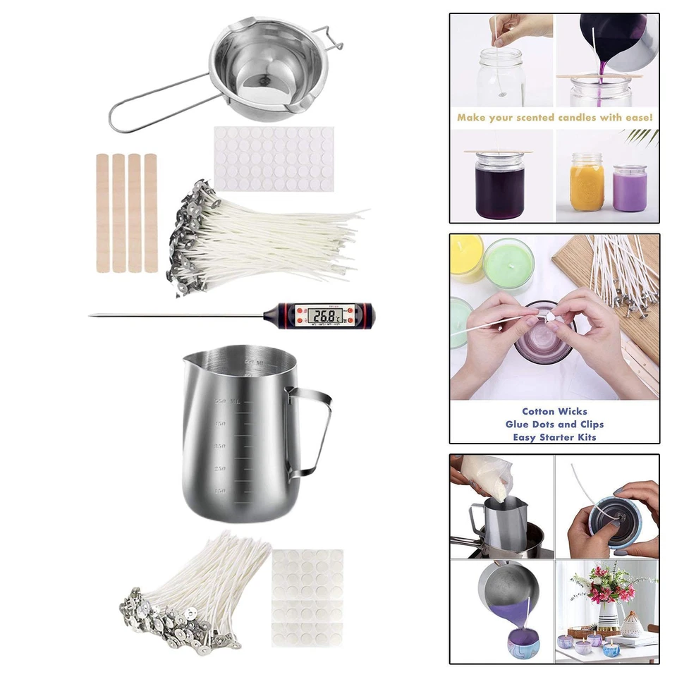 Candle Making Stainless Steel Pouring Pot  Operation Candle Wicks - Image 1 of 1