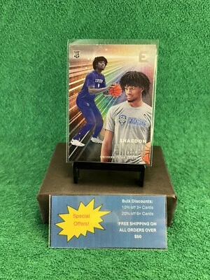 2022 Shaedon Sharpe Panini Chronicles Essentials Basketball Rookie #17 Kentucky - Image 1 of 2