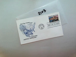 U. S. FDC- 2103 - Hispanic Americans - ArtMaster cachet - comb. shipping! - Picture 1 of 1
