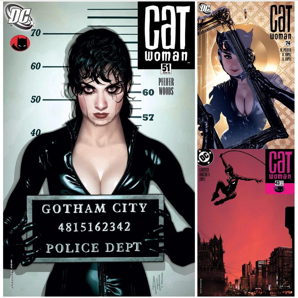 Catwoman U PICK comic 1-81 82 51 58 72 74 83 Adam Hughes 2002 DC Batman Zatanna - Image 1 of 1